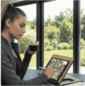 Resim Vigo Wood Kitap Okuma Standı Okuma Sehpası Yemek Kitabı Tutacağı Ahşap Kitap Okuma Sehpası Kuran Okuma Rahlesi 