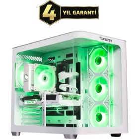 Resim Monster Tulpar Td3 V1.1.3 Amd Ryzen 5 7500F A620A Anakart 32GB 1tb RX9070 Xt Freedos Masaüstü Oyun Bilgisayarı - Beyaz 