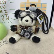 Resim Silver1 Iyi Şanslar Bebek Sevimli Karikatür Peluş Bebek Çanta Kolye Kız Öğrenci Bebek Asılı Anahtar (Yurt Dışından) 