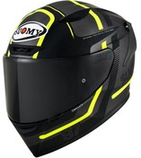 Resim Suomy Track-1 Kask Nınety Seven Gun Metal-yellow 