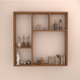 Resim Rafkestir Milet Duvar Raf Set Bambu ( Mat ) 