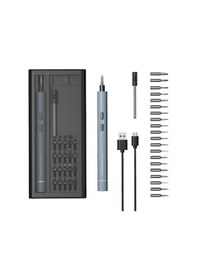 Resim Mufunye D201 Pro Mini Elektrikli Tornavida Seti - 0.96'' Lcd Ekranlı, 4mm Şarjlı Hassas Ayar Çözümü Cep Telefonu/dizüstü Bilgisayar Tamiri İçin 