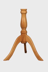 Resim Manken İstanbul Vernik Cilalı Gürgen Ahşap Dekoratif Terzi Mankeni Ayağı 
