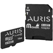 Resim Auris Tf01 Micro Sd 16gb 4k Ultra Hd Adaptörlü Hafıza Kartı 