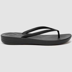 Resim Fitflop Iqushıon Ergonomıc E54 Siyah Kadın Parmak Arası Terlik Siyah 