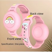 Resim Sunshine022 Rosy Airtag Bileklik Kayıp Önleyici Silikon Kılıf Güvenli Tüm Yaşlar İçin 