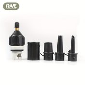 Resim Valf Adaptör Kiti, SUP Kürek Tahtası Şişirme Çadırı Çok Fonksiyonlu Hava Valfi, Kano Tekne Bağlantı Parçası, Sörf Tahtası Şişirme Dönüştürücü Başlık Seti 