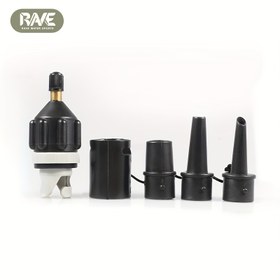 Resim Valf Adaptör Kiti, SUP Kürek Tahtası Şişirme Çadırı Çok Fonksiyonlu Hava Valfi, Kano Tekne Bağlantı Parçası, Sörf Tahtası Şişirme Dönüştürücü Başlık Seti 