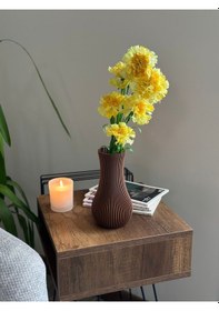 Resim Sora Bohem Vazo Kahverengi 