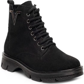 Resim Celira Gls Siyah İçi Kürklü Süet Kadın Bot & Bootie Siyah 