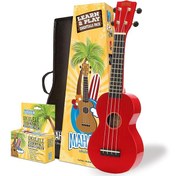 Resim Mahalo Learn 2 Play Ukulele Seri (Kırmızı) 