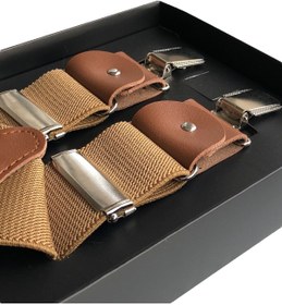Resim Yage Gold 3,5 Cm Düz Pantolon Askısı 