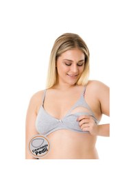 Resim Parlingerie Çıkarılabilir Pedli Emzirme Sütyeni Gri 