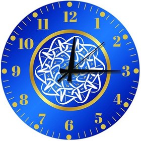 Resim İslami Motifli Dekoratif Sessiz Mekanizma Duvar Saati Modern Ve Şık Tasarım Çok Renkli 