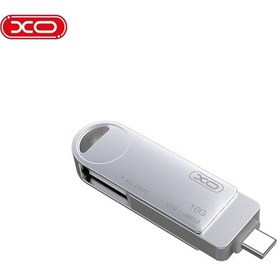 Resim 16gb Çift Girişli Metal Usb Bellek Type-c Usb 3.0 Telefon Ve Bilgisayar Uyumlu Otg 