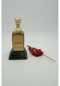 Resim Atatürk Bayraklı Büst Heykel 