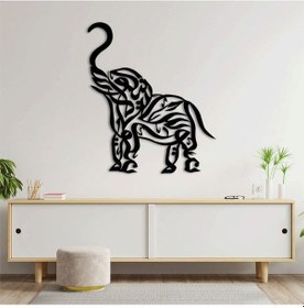 Resim İslamik Fil Metal Duvar Dekoru 