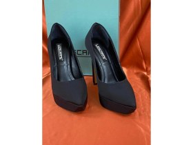 Resim Lescarpe LES029 Siyah Platformlu Stiletto Kadın Topuklu Ayakkabı 