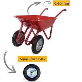Resim Kanat Troyka Iki Tekerli Demonte El Arabası 0.60 Mm Sac 