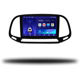 Resim OSKODI Fiat Doblo 2015-2022 Uyumlu Android Multimedya + CarPlay + 4GB RAM + 64GB Hafıza 