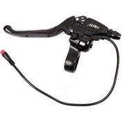 Resim Elektrikli Bisiklet Fren Kolu Kolları Su Geçirmez Sol Yuvarlak Liman A 