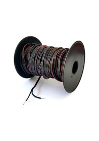 Resim Electroon 2x0.75 MM Siyah İnce Hoparlör Ses Kablosu 25metre 