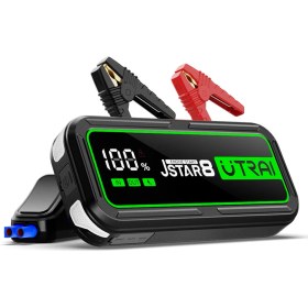 Resim UTRAI Jstar 8 74Wh 20000mAh 3000A Jump Starter Taşınabilir Akü Takviye Cihazı ( Powerbank + Led Lamba + Taşıma Kılıfı + LCD Ekran ) 