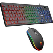 Resim Kb-120 Sm-Gx66 Gaming Oyuncu Klavye Mouse Set Everest