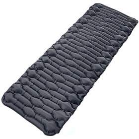 Resim Gm-Am20 Kamp Matı Şişme Uyku Matı Naylon+Tpu Uyku Pedi - Koyu Gri 
