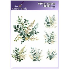 Resim Ütü İle Rub On Transfer Kağıdı - No: 202 30x30 Cm 