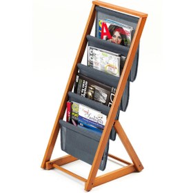 Resim ARREDAMENTİ Kiraz Ağacı Ahşap Kilitlenebilir Dergilik 