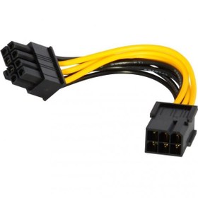Resim 6 Pin to 8 Pin Power Çevirici Kablo 