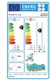 Resim Profilo KSX18VW32N A++ 18.000 BTU Duvar Tipi Klima 