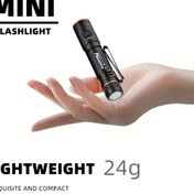 Resim Alonefire Mini Yüksek Parlaklık USB Şarj Edilebilir El Feneri - Kompakt 24g Alüminyum Alaşımlı Fener, 5 Seviyeli Ayarlanabilir Işın, Type-C Şarj, Kamp, Yürüyüş, Seyahat ve Acil Durum Kullanımı için İdeal, Yürüyüş Ekipmanı, Şık Tasarım, Dayanıklı Yapı 