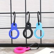 Resim 5 Adet Taşınabilir Spor Su Şişesi Kancası Seti, Tırmanış Kancası, Dayanıklı İçecek Klipsi, Sırt Çantası Aksesuarları - Siyah, Paslanmaz Çelik, Silikon 