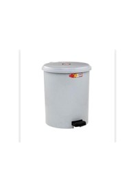 Resim Pedallı Çöp Kovası 40 Lt Plastik Şeffaf 
