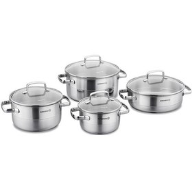 Resim Korkmaz Stila 8 Parça Tencere Seti 