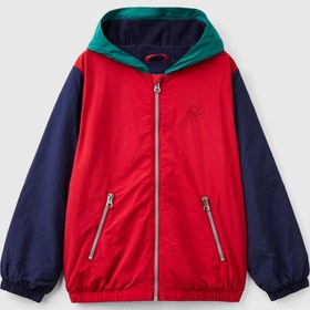 Resim Benetton Erkek Çocuk Polar Astarlı Yağmurluk - 11-12 Yaş 