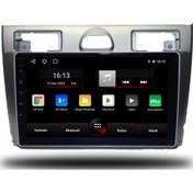 Resim NAVİ Ford Fiesta 2006-2011 Uyumlu Gri 8GB Ram 128GB Hafıza 8 Çekirdek Carplay Kamera Android Multimedya 