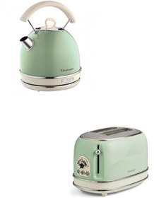 Resim ARİETE Vintage Kettle Yeşil 1,7 Litre Ariete Vintage Ekmek Kızartma Makinesi Yeşil 