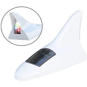Resim Solar Led Işıklı Shark Oto Anten Lambası 