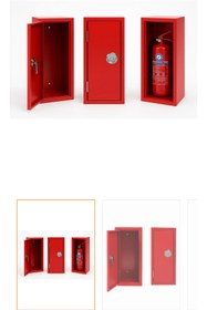 Resim METROPOL 6 kg metal yangın dolabı 