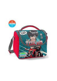 Resim Coral High Kids Gri Nefti Anime Motorsiklet Thermo Beslenme Çantası 11764 