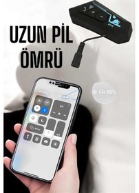 Resim Kask Kulaklık Bluetooth Motosiklet Kulaklık Intercom Su Geçirmez - Lisinya 