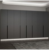 Resim Minar Kale 210 Cm 8 Kapaklı 6b Raf Portmanto Byz Mbr Çizgili Ant 