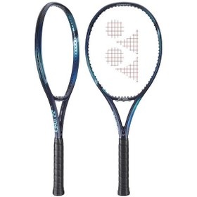 Resim Raketsporonline Yonex Ezone Gök Mavi 100 Kafa 300 Gram Tenis Raketi 