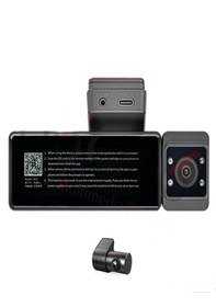 Resim Kingline A3 Model 4k Gps ,wifi Ve Gece Görüşlü 3 Kameralı Araç Kamerası 