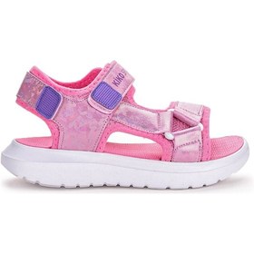 Resim Kiko Kids 333 Hologram Cırtlı Kız Çocuk Sandalet Ayakkabı Pembe 