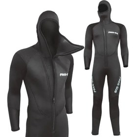 Resim Free-Sub 5mm Diving, Tek Parça, Scuba, Tüplü Dalış Elbisesi - M 