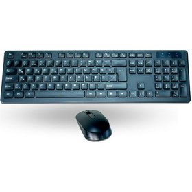 Resim Büro Ev Ofis Bilgisayarı İçin Klasik Kablosuz Wifi Klavye Mouse Seti Diğer 